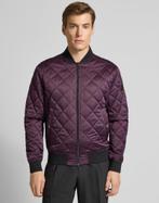 Joop! Luxe Bomber Jacket in paars Large, Kleding | Heren, Jassen | Winter, Maat 52/54 (L), Joop!, Verzenden, Paars