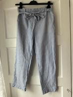 Zomers blauw wit gestreepte broek Zara maat M 38 40, Maat 38/40 (M), Blauw, Zara, Ophalen of Verzenden
