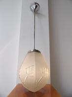 Art Deco Scailmont Hoge Hanglamp, Antiek en Kunst, Antiek | Lampen, Ophalen of Verzenden