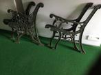 Te koop: zijkanten tuinbanken gietijzer, Tuin en Terras, Ophalen, Gebruikt