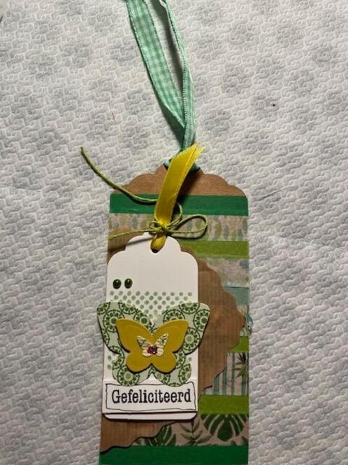 Label felicitatie bij Fracor Creaties, Hobby en Vrije tijd, Kaarten | Zelfgemaakt, Nieuw, Overige thema's, Verzenden