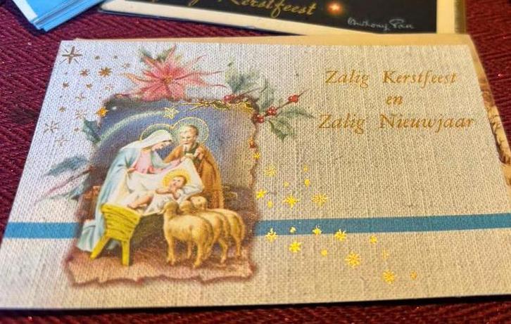 Vintage Kerst- en Nieuwjaarskaarten  jaren 50  1,00, Verzamelen, Ansichtkaarten | Themakaarten, Ongelopen, 1940 tot 1960, Feest(dag)