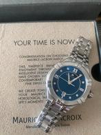 Dames horloge Maurice Lacroix aikon met diamanten 35 mm, Overige merken, Staal, Ophalen of Verzenden, Staal