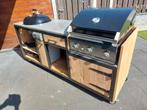 Complete buitenkeuken met Weber kolenbarbecue, Ophalen, Weber, Gebruikt, Houtskool