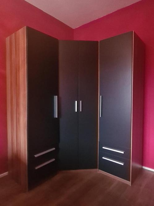 hoek kledingkast, Huis en Inrichting, Kasten | Kledingkasten, Gebruikt, 150 tot 200 cm, 50 tot 100 cm, 25 tot 50 cm, Met lade(s)
