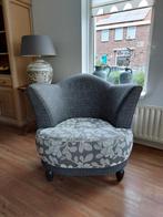 Prachtige fauteuil in grijstinten, Huis en Inrichting, Fauteuils, Ophalen, Minder dan 75 cm, Zo goed als nieuw, 75 tot 100 cm