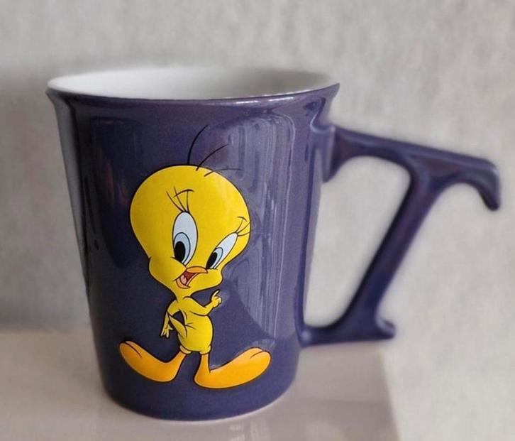 Beker Tweety, Huis en Inrichting, Keuken | Servies, Zo goed als nieuw, Kop(pen) en/of Schotel(s), Overige stijlen, Ophalen of Verzenden