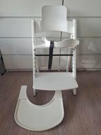 kidsmill kinderstoel kleur wit, Ophalen, Gebruikt, Meegroeistoel, Stoelverkleiner