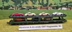 Märklin 4074 H0 Auto transportwagen met 8 voertuigen van de, Wisselstroom, Gebruikt, Wagon, Ophalen of Verzenden