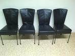 Diverse sets (design)stoelen o.a.Lloyd Loom, Huis en Inrichting, Stoelen, Ophalen, Gebruikt, Bruin, Metaal