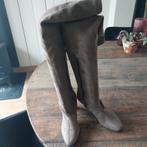 Overnee laarzen..rapisardi/taupe, Kleding | Dames, Schoenen, Ophalen of Verzenden, Zo goed als nieuw, Bruin, Hoge laarzen