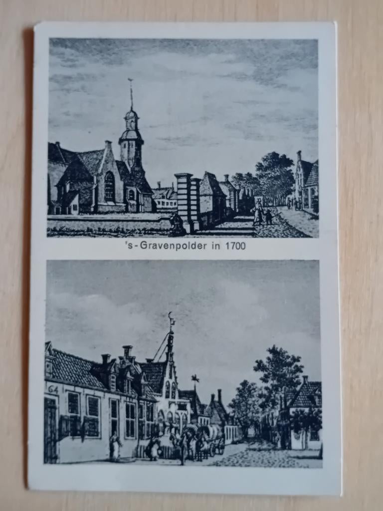 Ansichtkaart 's Gravenpolder, Ophalen of Verzenden
