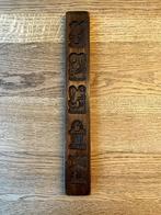 Speculaasplank met 5 figuren, Antiek en Kunst, Curiosa en Brocante, Ophalen of Verzenden