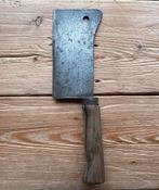 Oud stoer hakbijl slagersbijl hakmes vleesbijl houtbijl, Ophalen of Verzenden