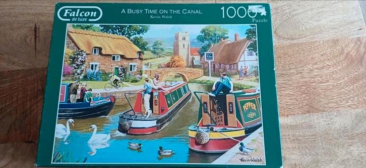 Falcon Puzzel 1000 Stukjes - Kanaal, Hobby en Vrije tijd, Denksport en Puzzels, Gebruikt, Legpuzzel, 500 t/m 1500 stukjes, Ophalen of Verzenden