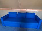 Blauwe Slaapbank met Opbergruimte, Huis en Inrichting, Ophalen, Gebruikt, Blauw, Tweepersoons