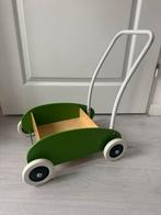 Houten Duwwagen IKEA - Groen, Ophalen of Verzenden, Zo goed als nieuw, Duw- of Trekspeelgoed