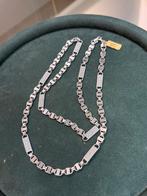 18KT Wit Goud - 34.5 Gram - Ketting - PLATTE MAGNUM, Ophalen, Nieuw, Goud