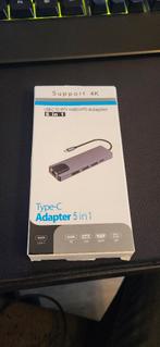 type-c adapter 5 in 1, Ophalen of Verzenden, Nieuw, Minder dan 2 meter, Overige kabels
