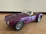 Bburago 1:24 Shelby Cobra 427 paars, Hobby en Vrije tijd, Modelauto's | 1:24, Ophalen of Verzenden, Zo goed als nieuw, Bburago