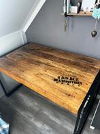 Mango houten bureau, Huis en Inrichting, Bureaus, Ophalen, Zo goed als nieuw