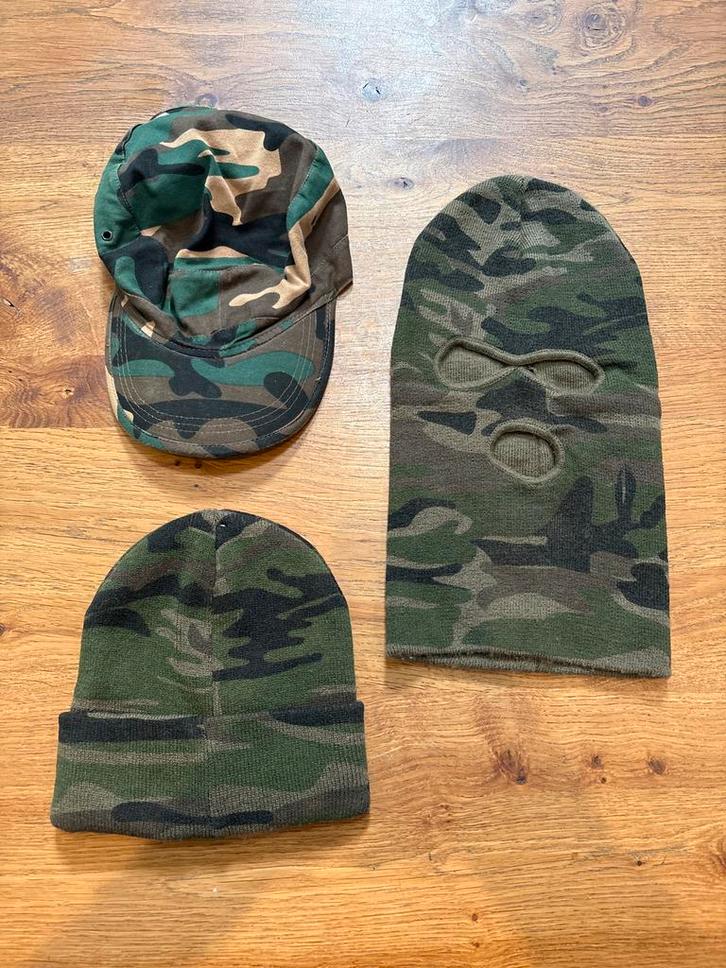 Legerspullen Camouflage mutsen, pet en hoeden, Verzamelen, Militaria | Algemeen, Landmacht, Nederland, Ophalen of Verzenden