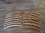 Houten kledinghangers set baby/kind, Kinderen en Baby's, Kinderkamer | Inrichting en Decoratie, Ophalen of Verzenden, Gebruikt