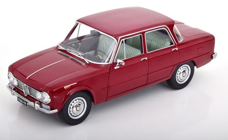 Alfa Romeo Giulia 1.6 Ti 1962 Rosso Amaranto, 1/18, Mitica, Hobby en Vrije tijd, Modelauto's | 1:18, Nieuw, Overige merken, Ophalen of Verzenden