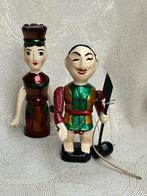 Aziatisch houten poppen set. Balinees? Water puppets?, Antiek en Kunst, Ophalen of Verzenden