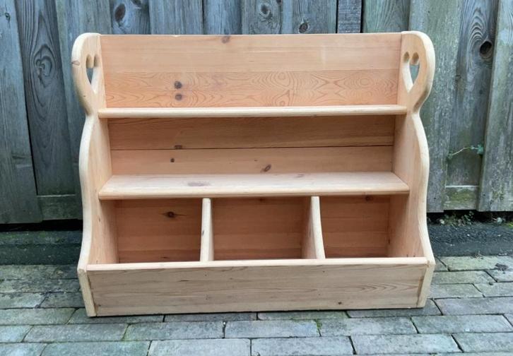 Grote houten gruttersbak, landelijke style, Huis en Inrichting, Woonaccessoires | Overige, Zo goed als nieuw, Ophalen