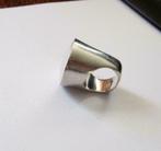 Bijzondere prachtige 925 massief Zilveren royale hoge ring, Ophalen, Zilver, Ring