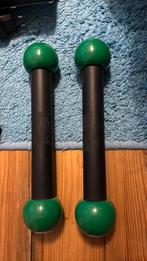 Zumba gewichten barbell met zand, Sport en Fitness, Ophalen of Verzenden, Zo goed als nieuw, Dumbbell