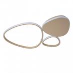 led 62x43x4cm plafondlamp Beige bohemien japandi interieur, Ophalen of Verzenden, Nieuw