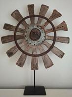 Houten wiel decoratie, Ophalen of Verzenden, Zo goed als nieuw