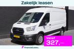Ford Transit 2.0 TDCI 170PK Automaat L2H2 - EURO 6 - Airco -, Auto's, Stof, 4 cilinders, Wit, Bedrijf