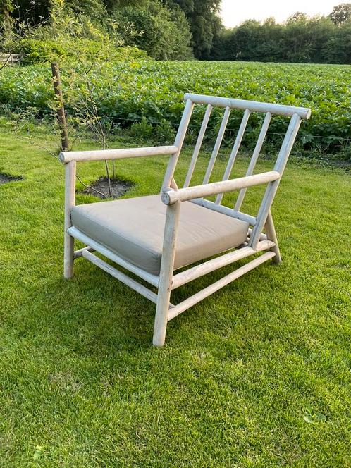 Apple Bee rooty lounge stoel, Tuin en Terras, Tuinstoelen, Hout, Ophalen