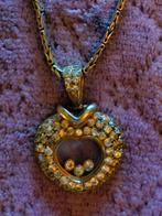 Mooi Gouden hart met koning's ketting 14k, Sieraden, Tassen en Uiterlijk, Kettingen, Nieuw, Ophalen of Verzenden, Goud, Goud