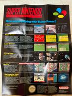 Super Nintendo inlay poster, Spelcomputers en Games, Games | Nintendo Super NES, Ophalen of Verzenden, Zo goed als nieuw