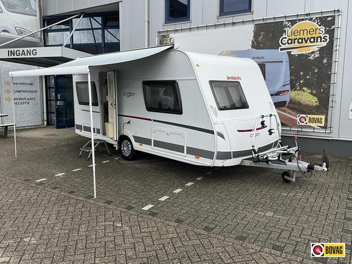 Dethleffs C'Go 475 FR MOVER-LUIFEL-VOORTENT, Caravans en Kamperen, Caravans, Bedrijf, tot en met 4, 1000 - 1250 kg, Rondzit, Dethleffs