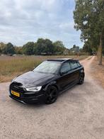 Audi A3 1.4 Tfsi 90KW Sportback S-tronic 2013 Zwart, Auto's, Zwart, Leder, 1395 cc, 650 kg