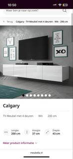 Nieuw TV meubel - Calgary - 200 cm, Huis en Inrichting, Kasten | Televisiemeubels, Kunststof, Nieuw, Ophalen of Verzenden, 200 cm of meer