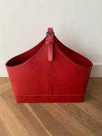 ZGAN Leren Tas voor Tijdschriften, Huis en Inrichting, Woonaccessoires | Krantenbakken en Lectuurbakken, Ophalen of Verzenden