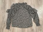 Shoeby Eksept blouse panter S, Kleding | Dames, Bruin, Ophalen of Verzenden, Zo goed als nieuw, Eksept