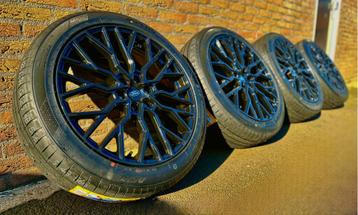 Ford Transit Custom 6x120 velgen 20 inch zwart verzwaard beschikbaar voor biedingen