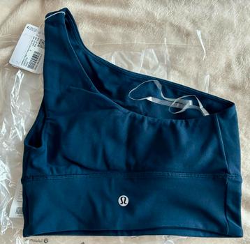 Lululemon asymmetrical bra sportbh align navy size 2 (xxs)