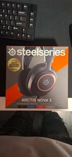 Steelseries Arctis Nova 3, Audio, Tv en Foto, Koptelefoons, Overige merken, Zo goed als nieuw, Draadloos, Op oor (supra aural)