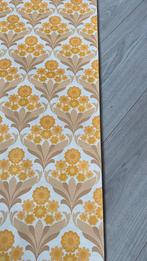 Vintage behang retro bloemen jaren 60, Huis en Inrichting, Stoffering | Behang, Ophalen of Verzenden, Minder dan 10 m²