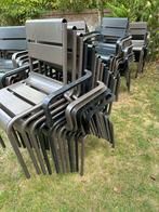 Terrasstoelen - grote partij, Ophalen, Gebruikt, Aluminium, Stapelbaar