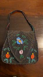 Handtas met borduursel, Sieraden, Tassen en Uiterlijk, Tassen | Damestassen, Ophalen of Verzenden, Gebruikt, Handtas