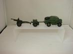 Dinky 697 Field gun set uit 1957, Ophalen of Verzenden, Zo goed als nieuw, Auto, Dinky Toys